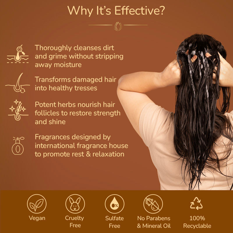 Nyveda Restore My Shine Damaged Hair Oil Shampoo - 200 ml