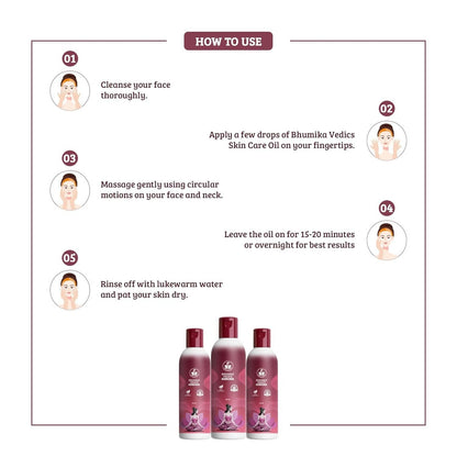 Bhumika Vedics Skin Care Oil, Anti-Ageing & Dark Spot Reduction