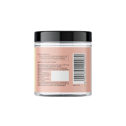 Tattvalogy Organic Neem Powder - Fights Acne & Dandruff, Purifying Face & Hair Mask for Healthy Skin