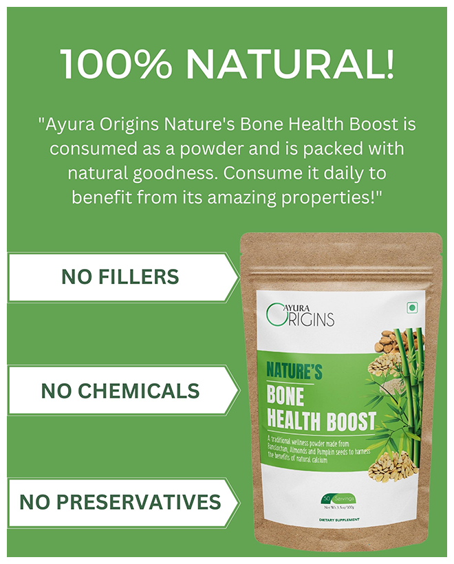 Ayura Origins Nature's Bone Health Boost Powder