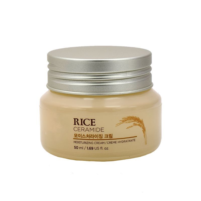 The Face Shop Rice & Ceramide Moisturizing Cream With Polyglutamic Acid - 50 ml