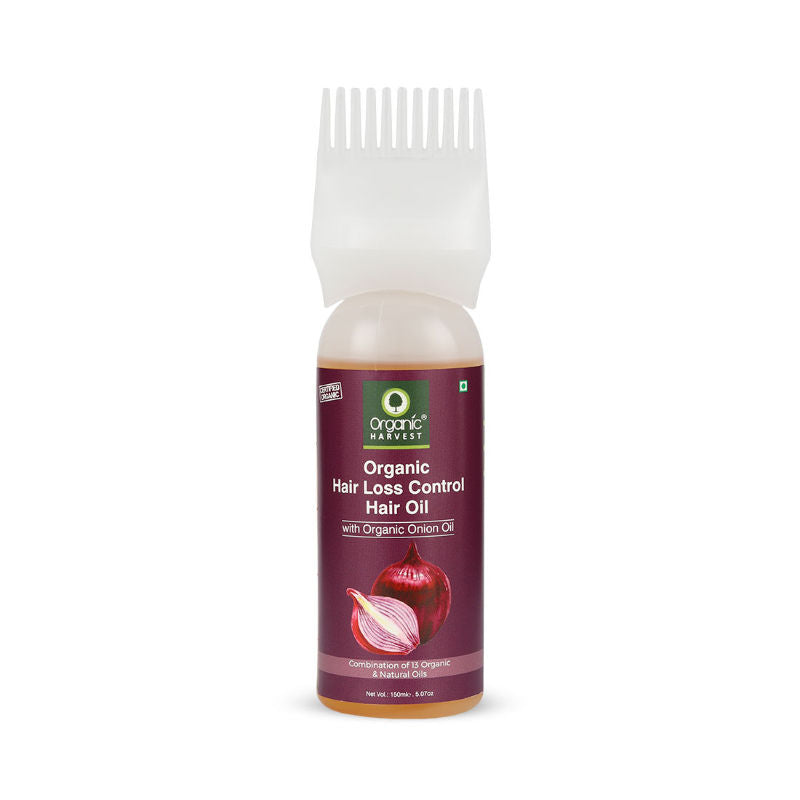 Organic Harvest Organic Hair Loss Control Hair Oil With organic Onion Oil - 150 ml