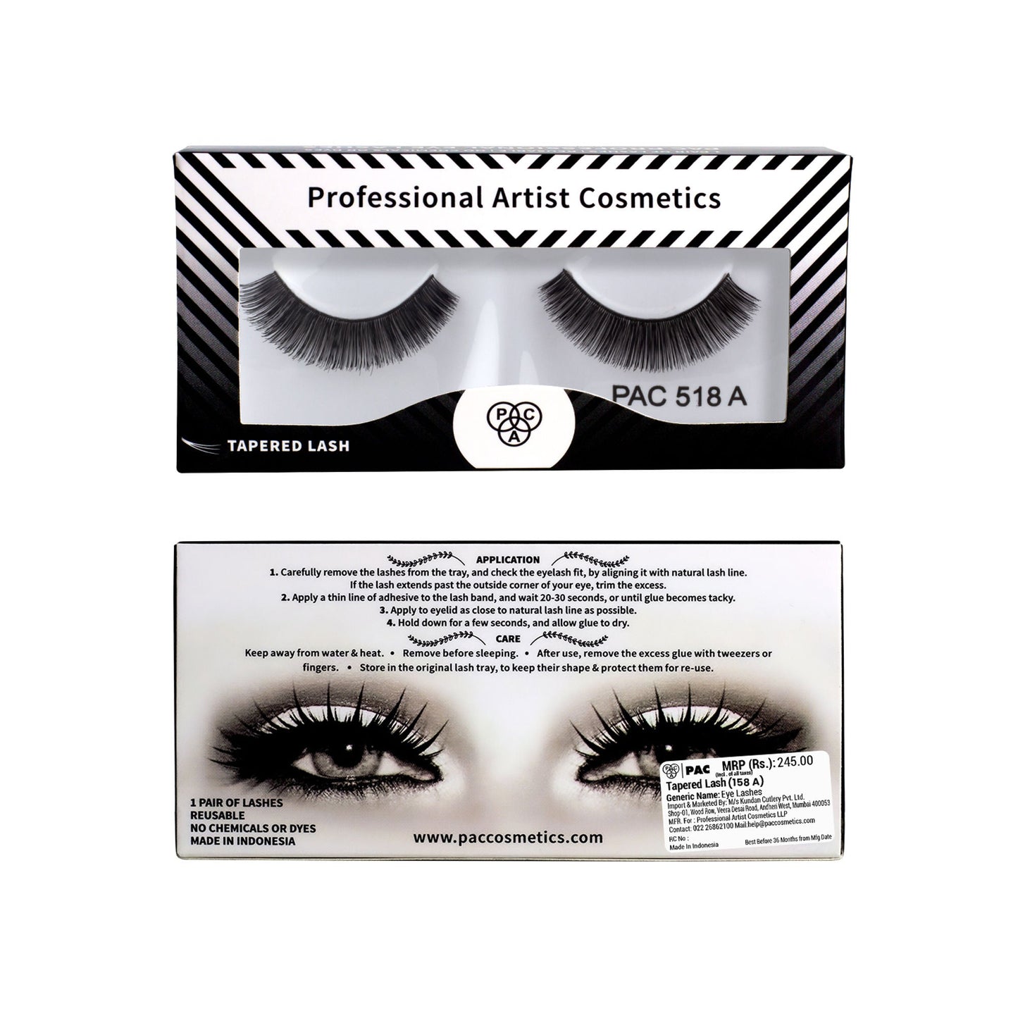 PAC Studio Tapered Lash - 518 A