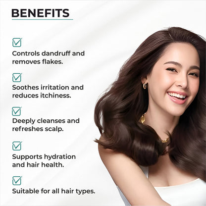 Dr.Sakhiya Anti-Dandruff Shampoo, Itchy Scalp Relief For Men & Women