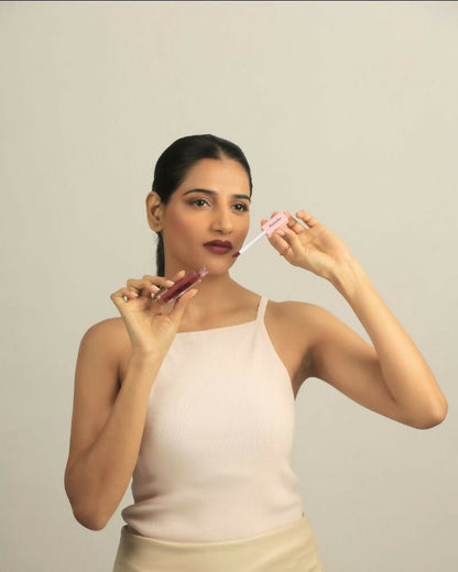 Ammoha Cosmetics Long-Lasting, Matte-Finished Wine Whispers Color Liquid Lipstick