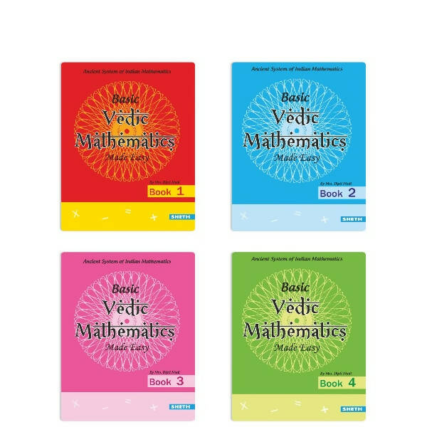 Basic Vedic Mathematics| Set of 4| Maths Book| Ages 6-10 Years