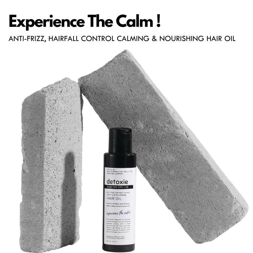 Detoxie Anti-Frizz Hairfall Control Calming & Nourishing Hair Oil - 100 ml