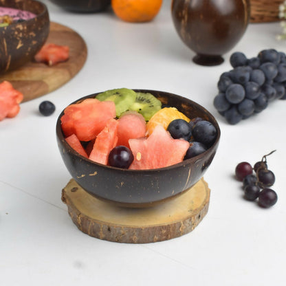 Thenga Artisan Mini Coconut Shell Bowl with Spoon
