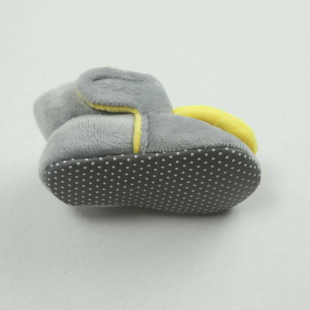 Tiny Bugs For Boys & Girls Baby Winter Booties - Grey