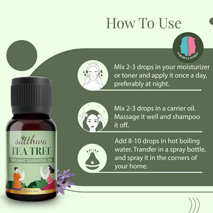 Satthwa Organic Tea Tree Essential Oil