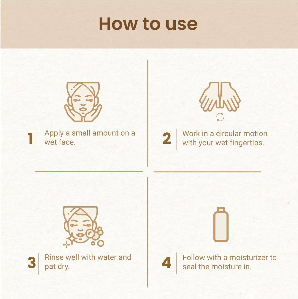 Mother Sparsh Turmeric Healing Face Wash - 100 gms