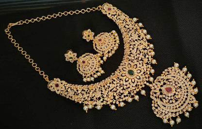 Uncuts Bridal Necklace Set