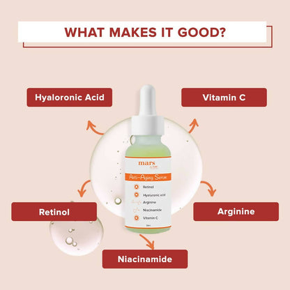 Mars By GHC 1% Retinol Anti Aging Face Serum For Beginners