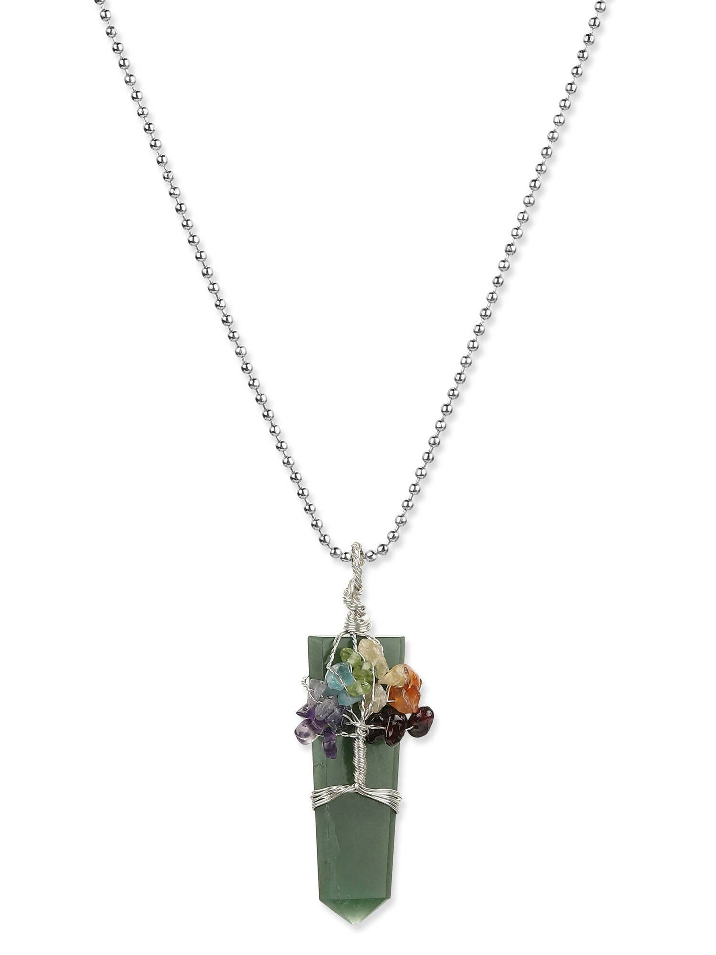 Women's Silver-Plated Necklace - Ruby Raang
