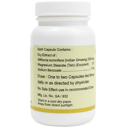 Indian Remedies Extract Of Ashwagandha Capsules