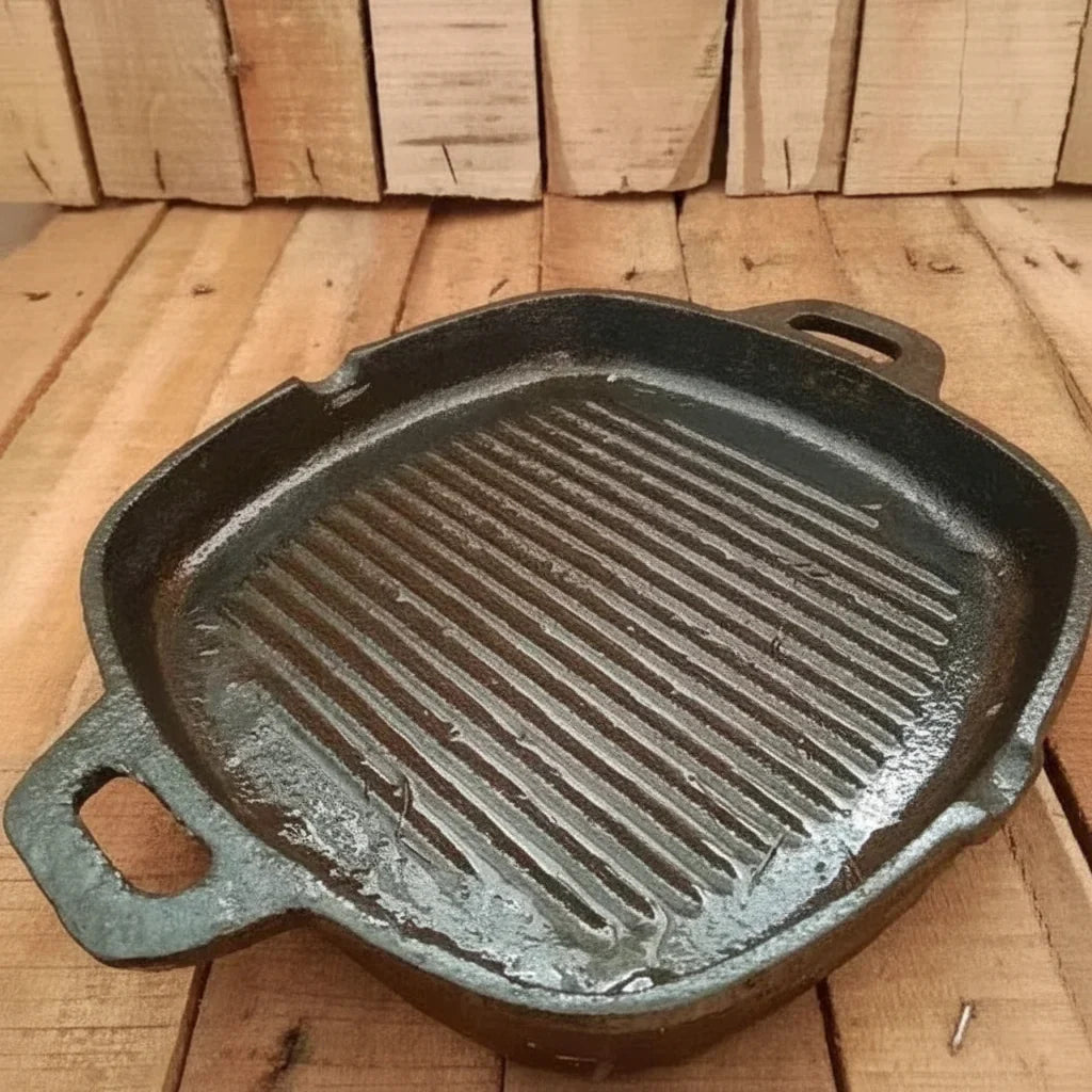 Zishta Cast Iron Grill Pan Induction Friendly