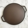 Zishta Cast Iron Tawa Smooth Finish Double Handle Induction Friendly