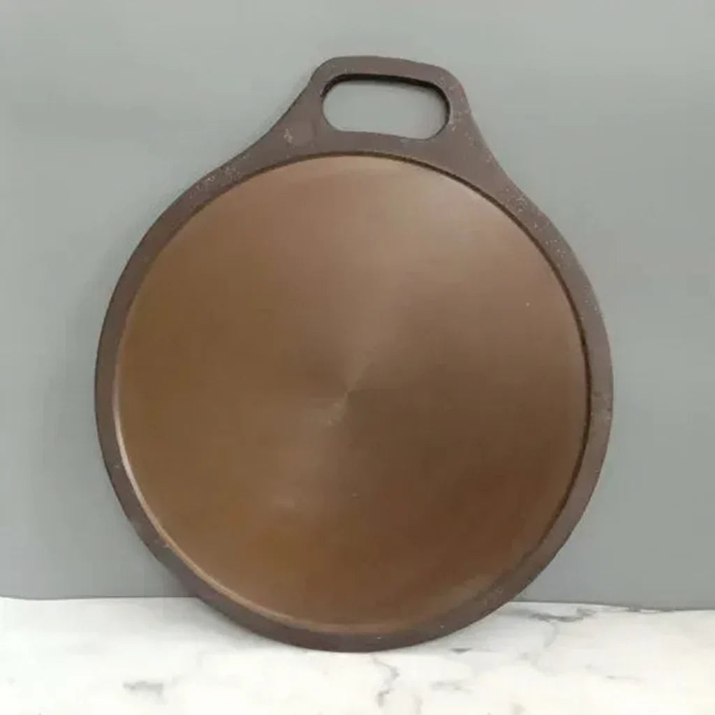 Zishta Cast Iron Tawa Smooth Finish Large Induction Friendly