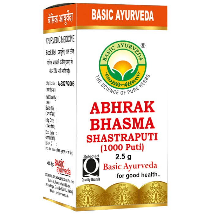 Basic Ayurveda Abhrak Bhasma Shastraputi
