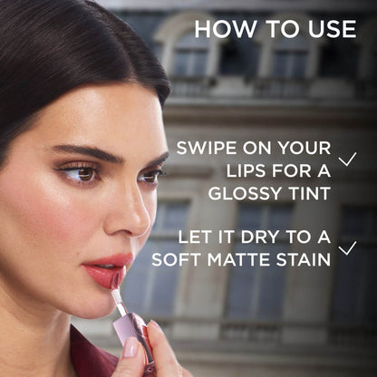 L'Oreal Paris Hyaluron Tint Lip Stain Serum Weightless Color - 640 Tea Time