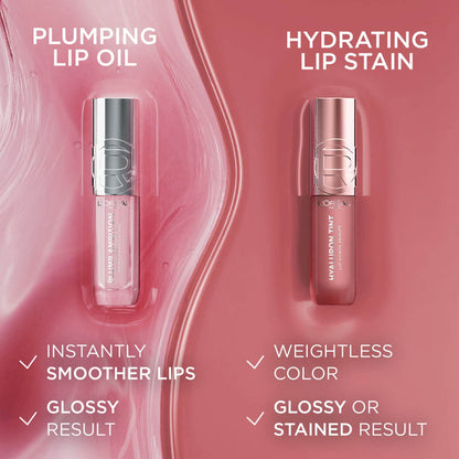 L'Oreal Paris Hyaluron Tint Lip Stain Serum Weightless Color - 521 Bordeaux Please