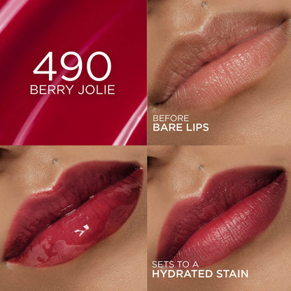 L'Oreal Paris Hyaluron Tint Lip Stain Serum Weightless Color - 490 Berry Jolie