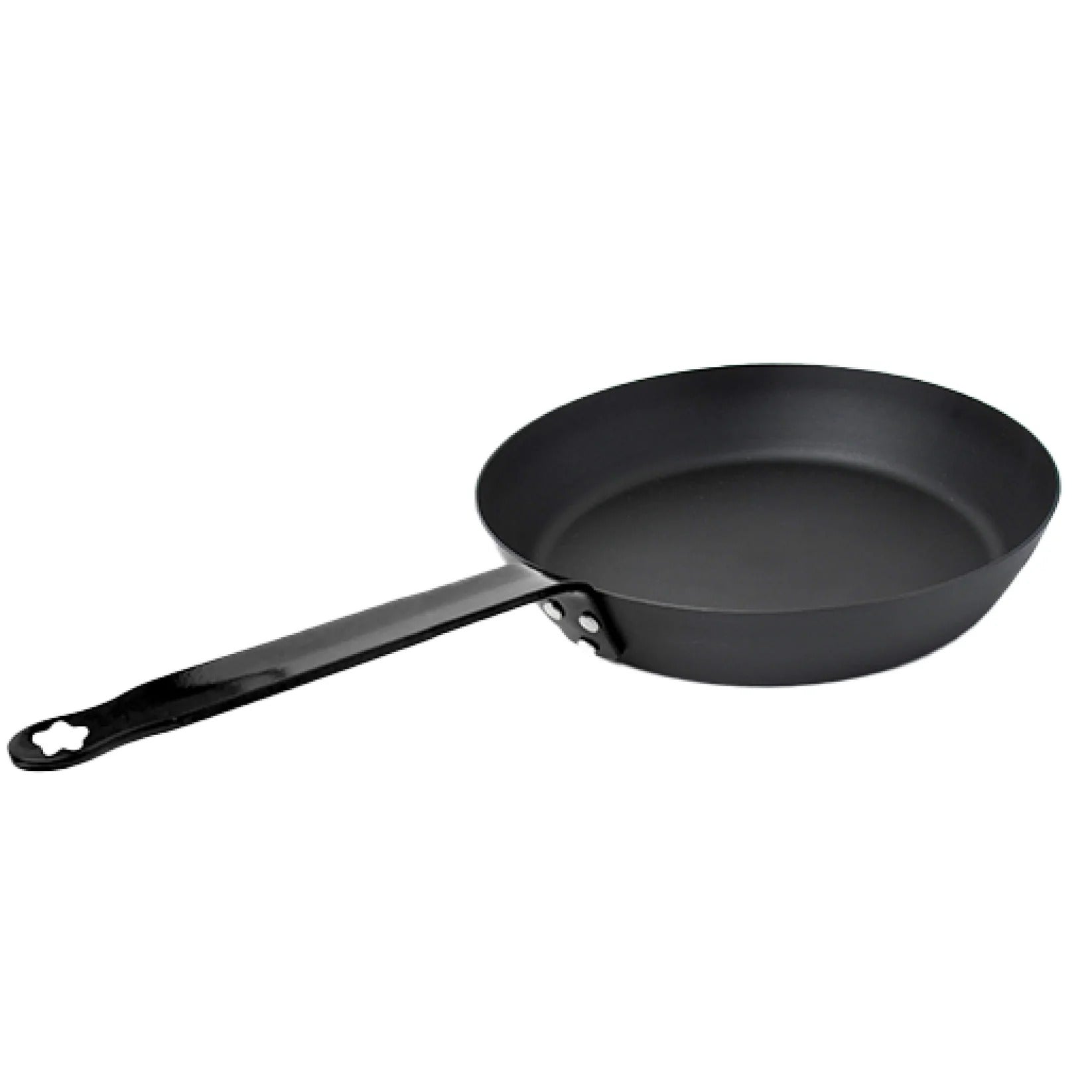 UMAI Carbon Steel Pan 28cm Pre-Seasoned Non-Stick Gas Induction Omelette Fish Fry Black