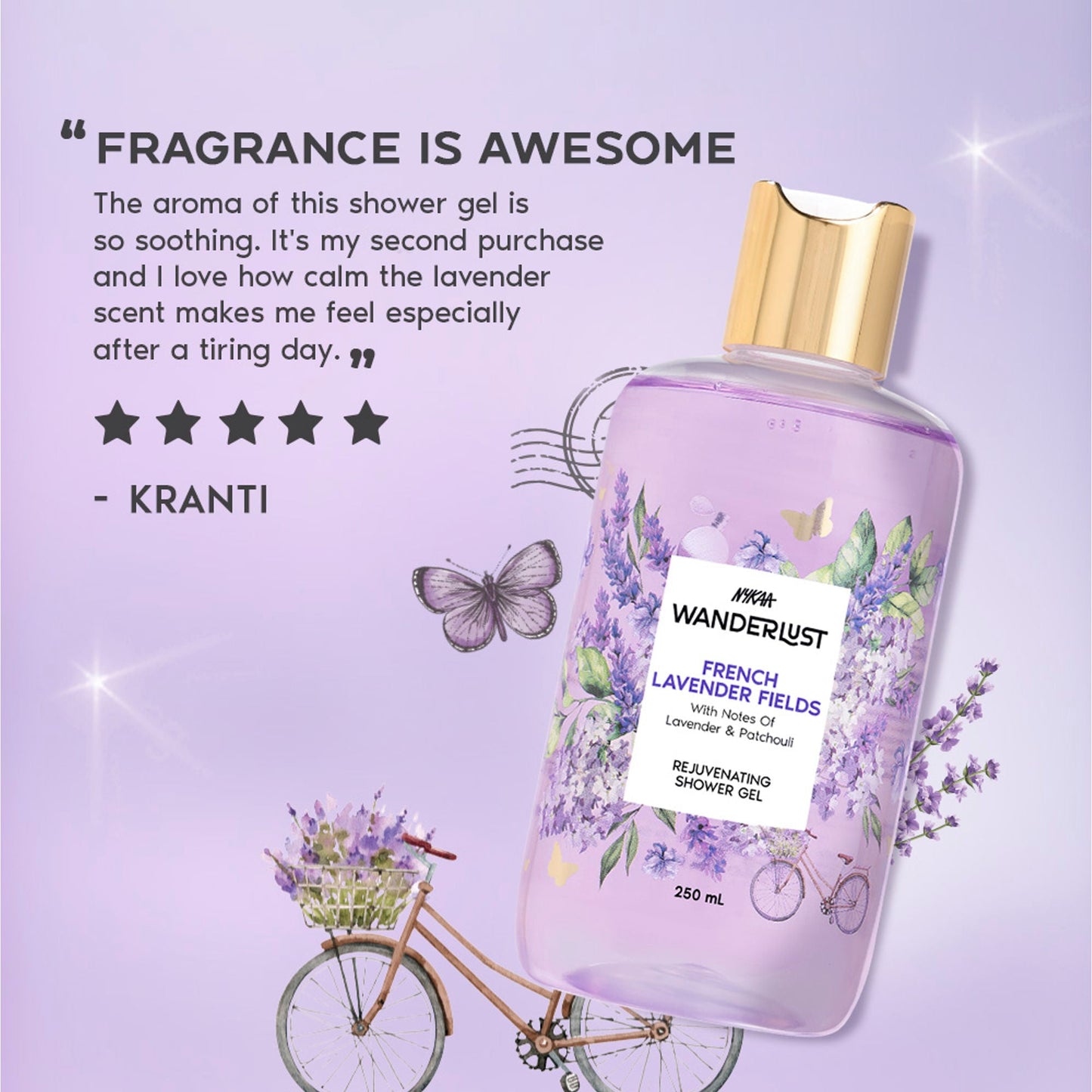 Wanderlust Shower Gels - French Lavender