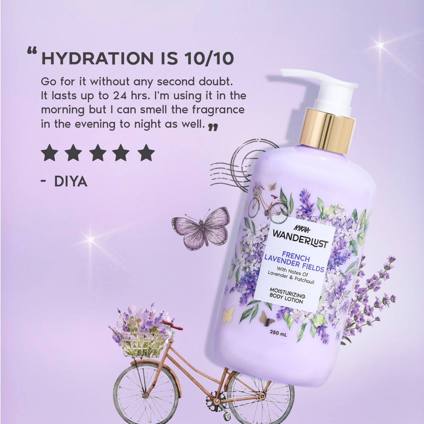 Wanderlust Moisturizing Body Lotion - French Lavender