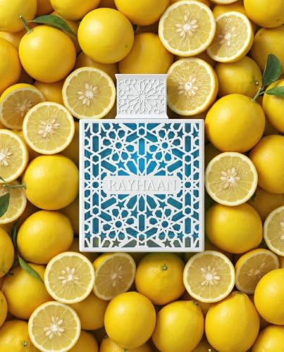 RAYHAAN AZUL Eau de Parfum-Luxury Perfume, Geometric Islamic Pattern Design
