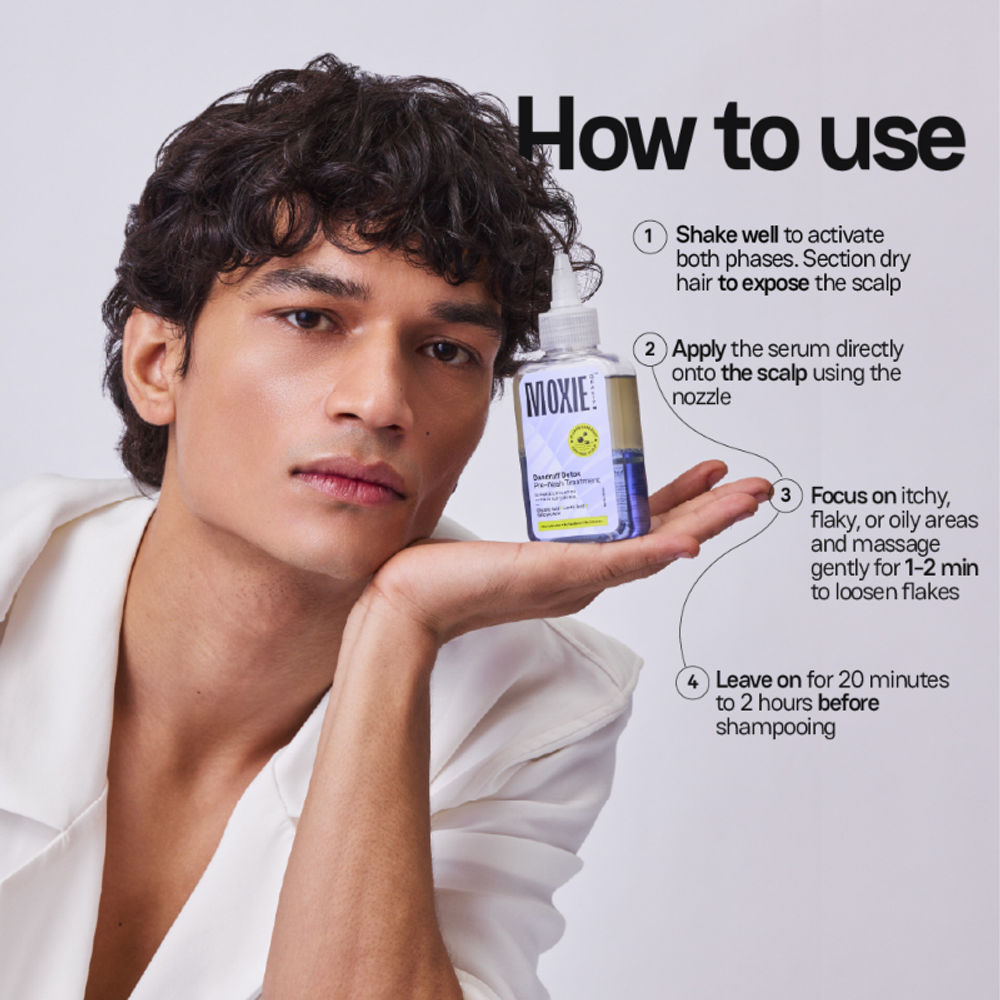 Moxie Beauty Dandruff Detox Pre-Wash Treatment