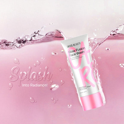 Swiss Beauty Care Glow Fusion Face Wash - 2% Niacinamide & Marigold Extract