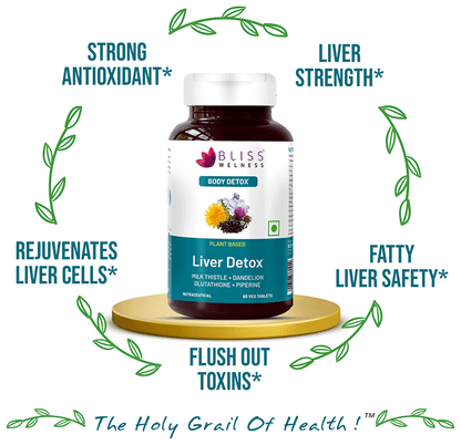 Bliss Welness Liver Detox Veg Tablet