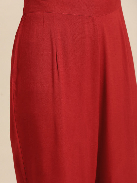 Anayna Women Regular Gotta Patti Kurta with Trousers & Dupatta