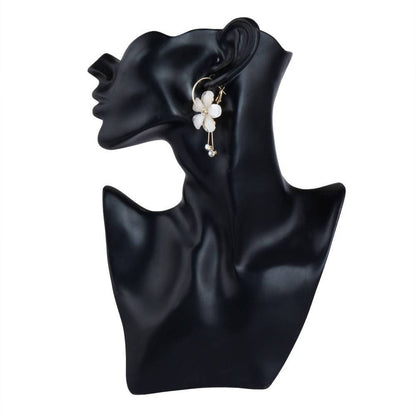 Trendoo Jewelry Gold-Polished Stylish Fancy Party Wear Beige Drops