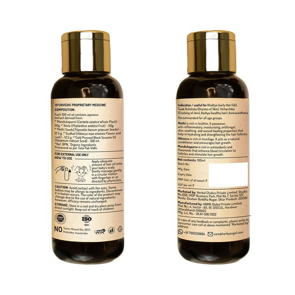Herby Angel Head Massage Oil for Babies and Kids