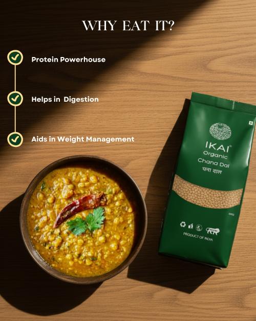 IKAI Organic Chana Dal