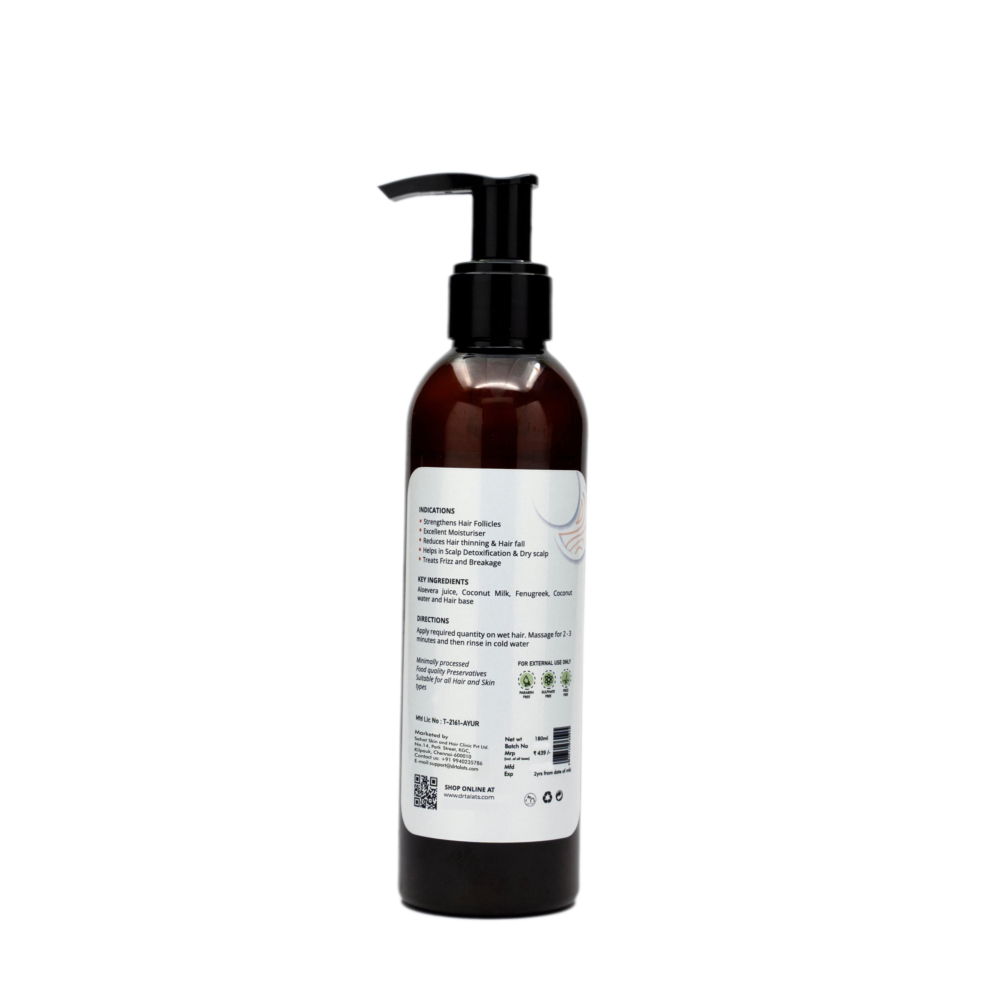 Dr. Talat's Dream care Coconut Milk shampoo