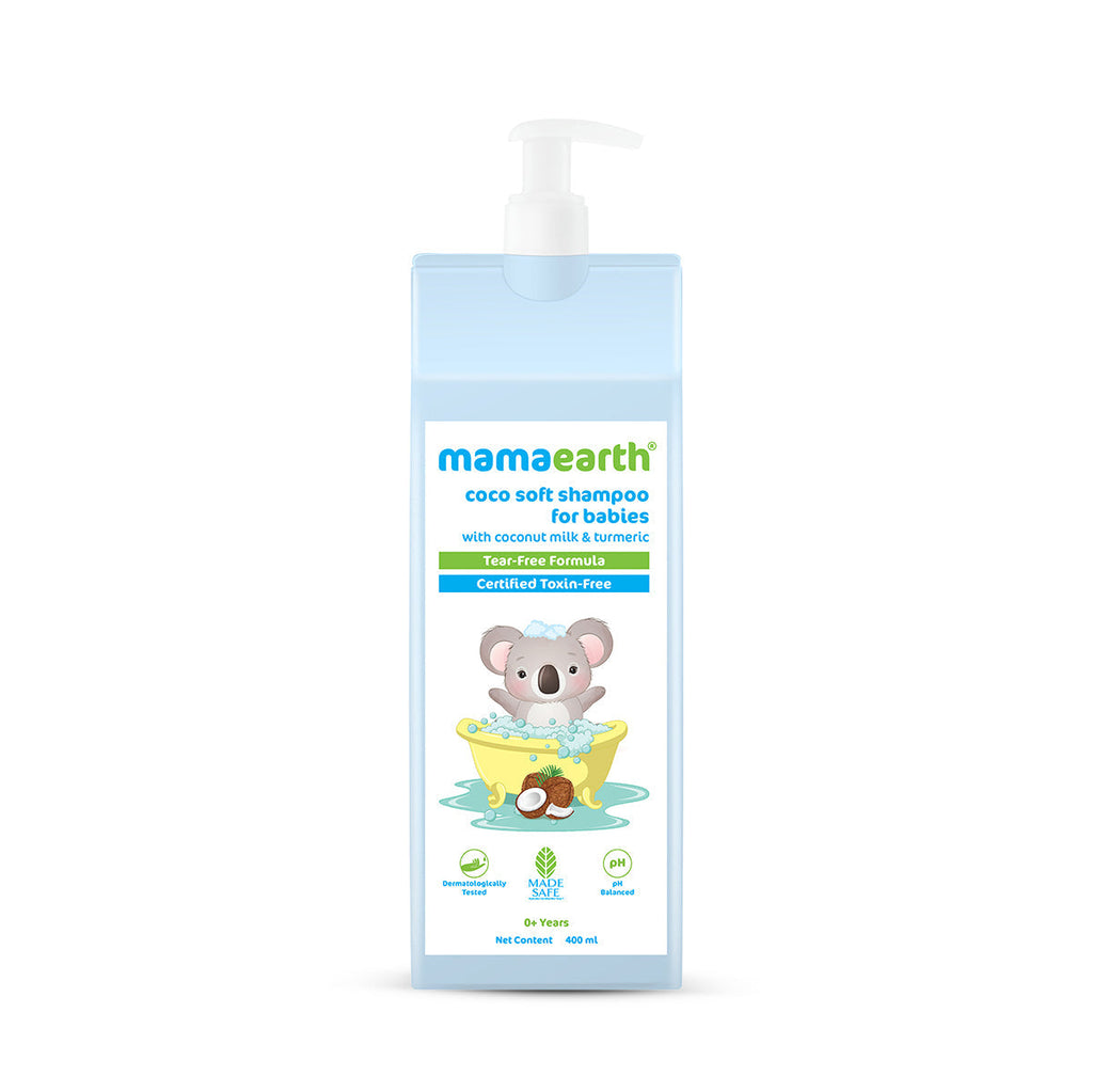 Mamaearth Coco Soft Shampoo with Turmeric for Gentle Cleansing - 400 ml