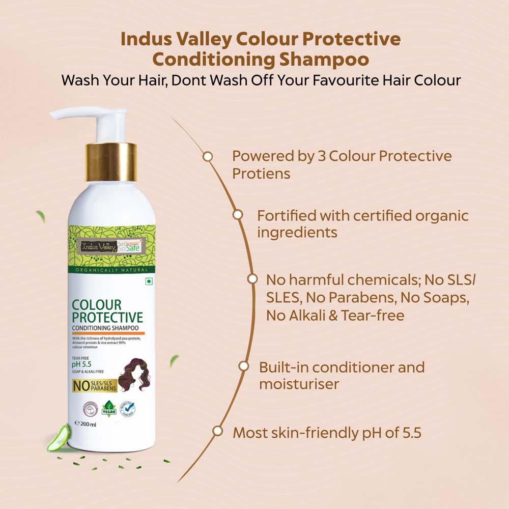 Indus Valley Colour Protective Shampoo With Conditioner