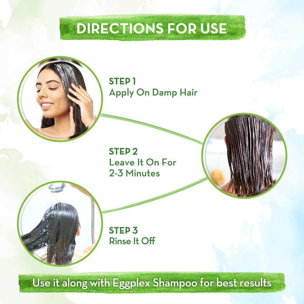 Mamaearth Eggplex Conditioner with Egg Protein & Collagen for Strength & Shine - 250 ml