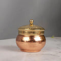 Zishta Copper Mukhwas Dabba Traditional Storage Container