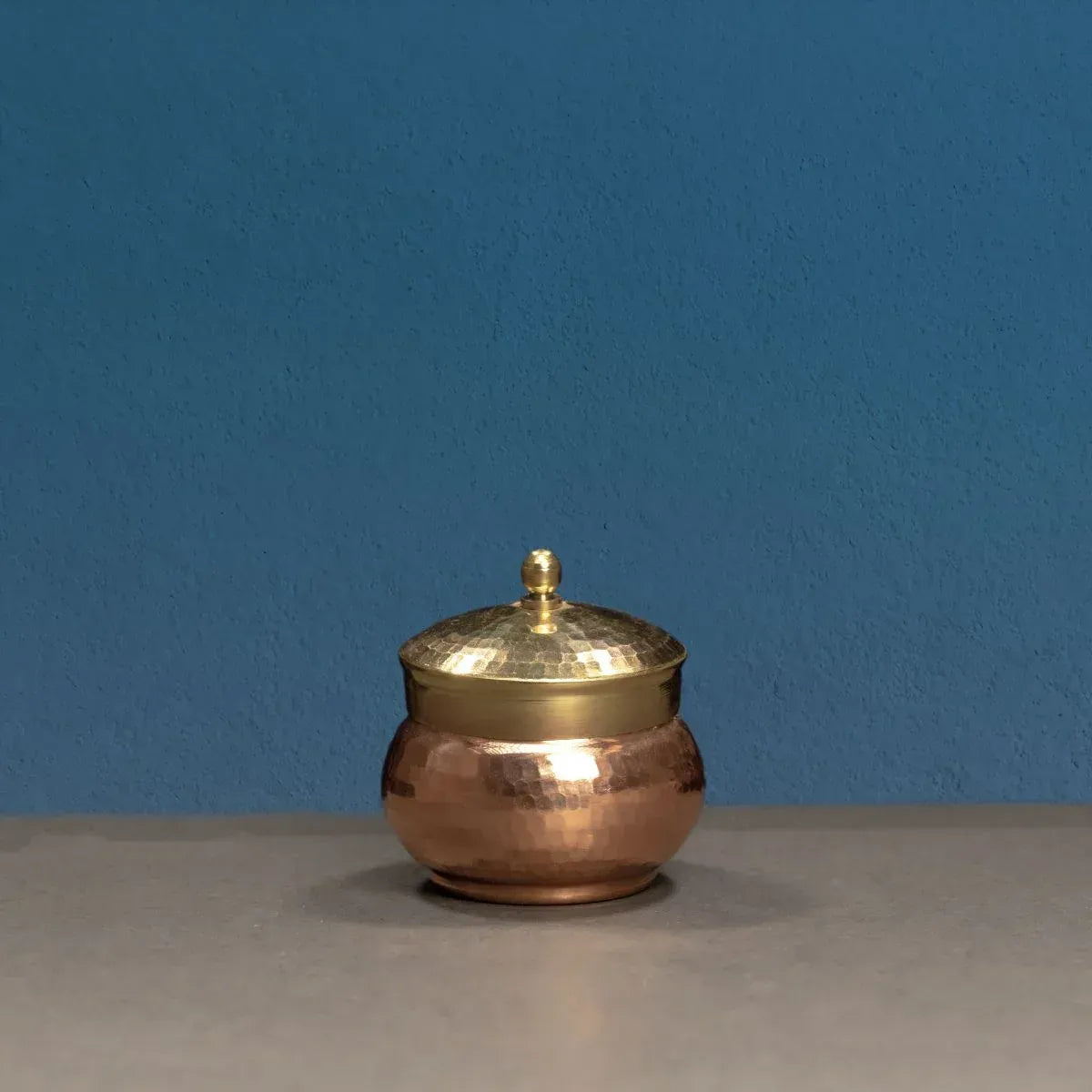 Zishta Copper Mukhwas Dabba Traditional Storage Container