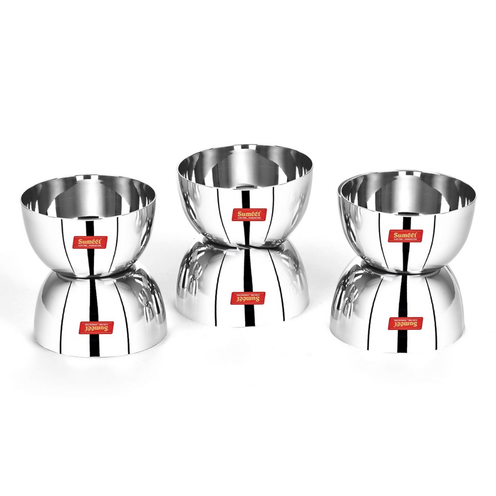 Sumeet Stainless Steel SoLid Apple Bowl