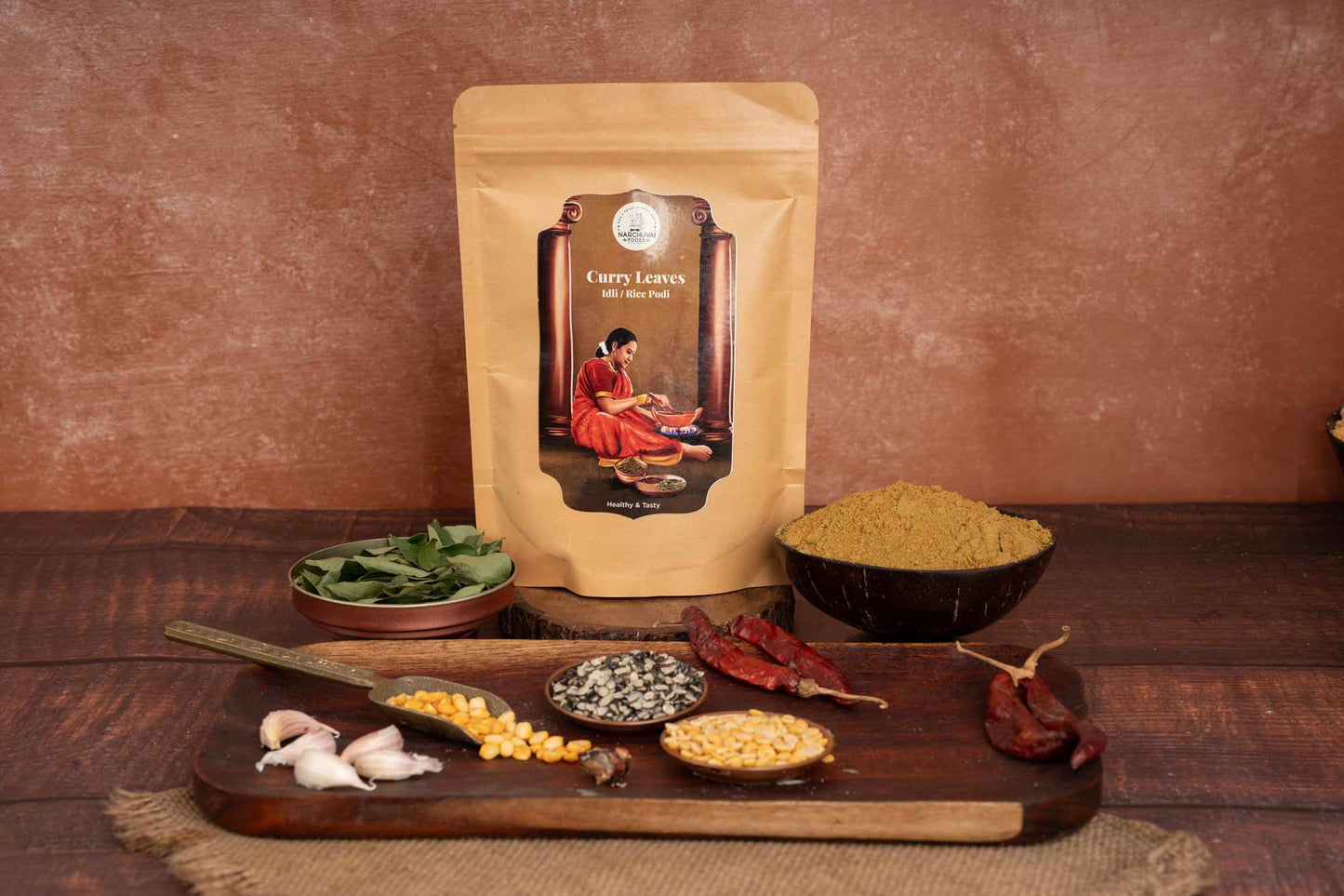 Narchuvai Foods Curry Leaves Idly Podi