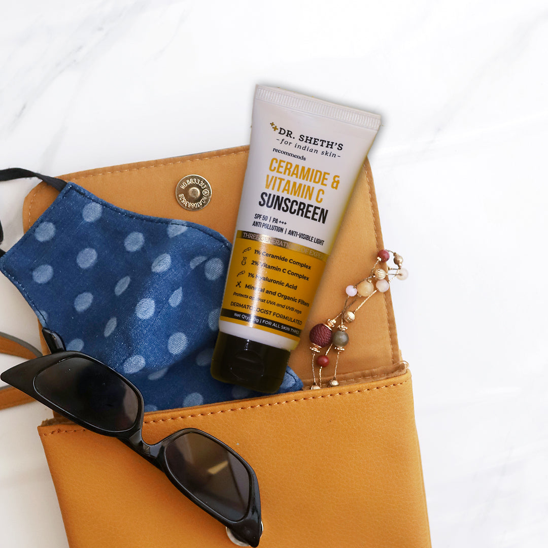 Dr. Sheth's Ceramide & Vitamin C Sunscreen SPF 50 & PA +++ - 50 gms
