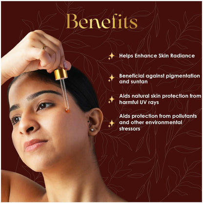 AVP Ayurveda Kanaka Thailam Day Serum Infused with Beauty Berry and Sandalwood, Ayurvedic Herbal Face Oil