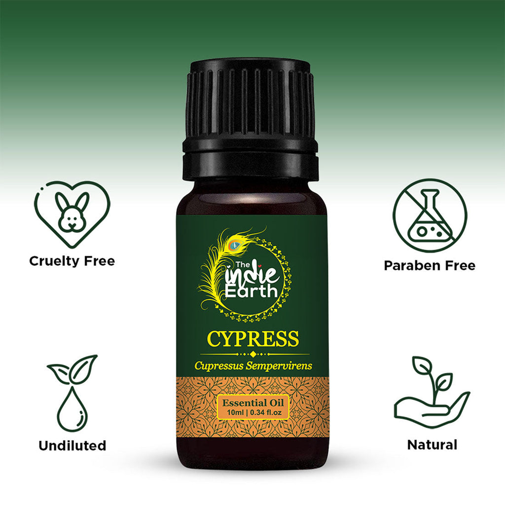 The Indie Earth Cypress Essential Oil - 10 ml