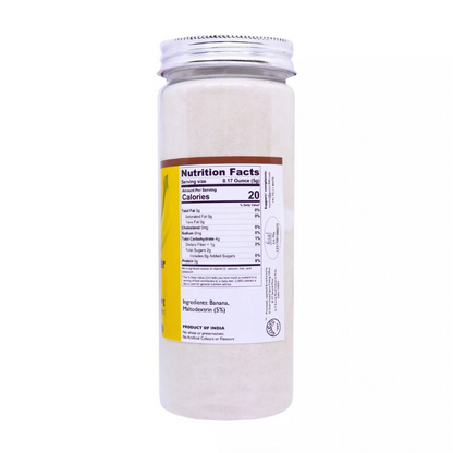 Tassyam Organics Banana Powder Bottle - Vegan & Natural