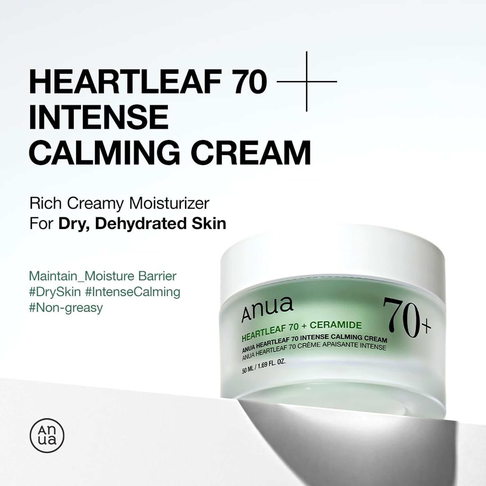 Anua Heartleaf 70 Intense Calming Cream - 50 ml